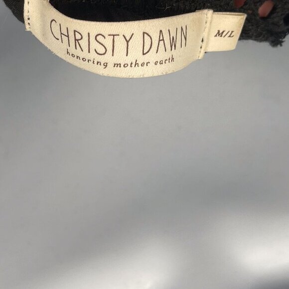 Christy Dawn Handmade Floral Embroidered Simone Maxi Dress in Noir Embroidery - Picture 14 of 15